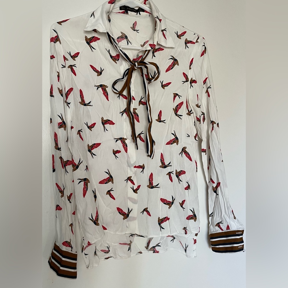Zara Button up top